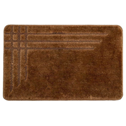 Коврик напольный для ванной на латекс. основе Comfort Linea 50х 80см толщина 10мм, молочный DKTX DTX.CML.0002-1.50/80-ML