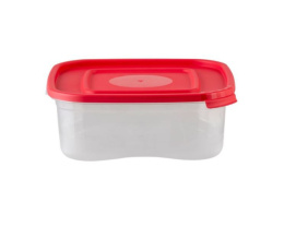 Контейнер для СВЧ пластиковый 1,4л квадратный Каскад Квадро Полимербыт С680