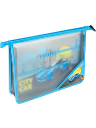 Папка для труда А4 на молнии Спорткар из Японии ПТР-9625