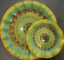 Набор тарелок стеклянных 7шт. мелкие (1шт.-300мм, 6шт.-180мм) в п/у Royal Glass 7036/34