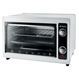 Духовка электрическая 37л, 1300Вт, белый Delta D-0122