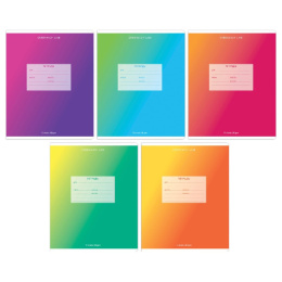 Тетрадь  12 листов клетка Greenwich Line Gradient N5C12-49002