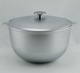 Казан алюминиевый литой 20л 40см с крышкой Гардарика 20-0