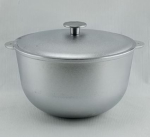 Казан алюминиевый литой 20л 40см с крышкой Гардарика 20-0