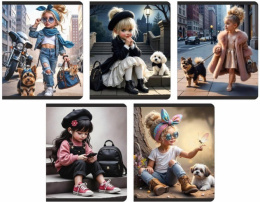 Тетрадь  48 листов Lamark Маленькая модница 128/00134960  4824-35