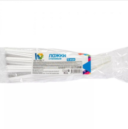 Набор ложек одноразовых 12шт. столовые 165мм, белый Юпласт ЮНАБ2022