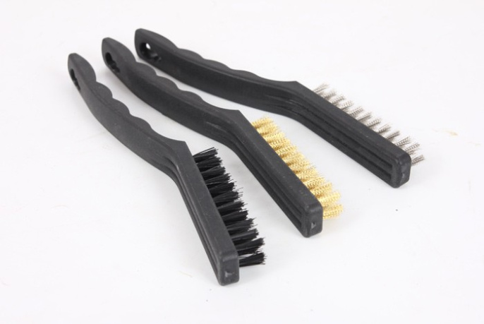 Щетки набор 3шт. металлические, пластиковая ручка Matrix 74863