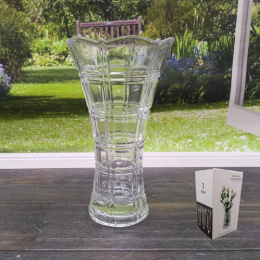 Ваза для цветов стеклянная кубок h-23,5см d-13см Радужный Дом РД20372