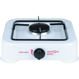 Плита газовая настольная 1 конфорка, белый Maxtronic MAX-AO-001