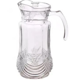 Кувшин стеклянный 1,65 л с крышкой, без упаковки КерамСтрой J4018