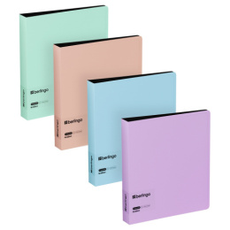 Папка на 4-х кольцах Berlingo Instinct А5, корешок 35мм, 700мкм, с внутренним карманом, ассорти RB4_A5515
