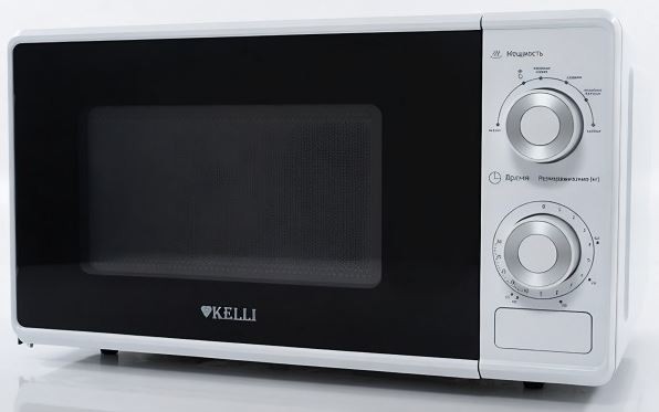 Микроволновая печь 20л 700Вт, механическое управление, белый Kelli KL-5081