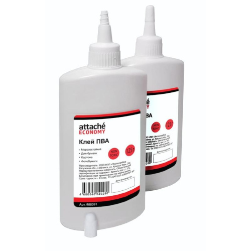 Клей ПВА  125г Attache Economy 988091