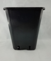 Горшок для рассады квадратный 18х18х23см, объем - 6,5л, высокий, литье AMINA