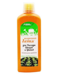 Жидкое удобрение для рассады овощных и цветочных культур 500мл Волшебная лейка комплексное Буйские удобрения