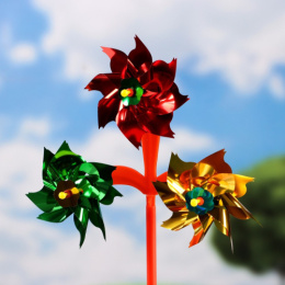 Вертушка Ветерок тройной 18х39см, фольга, в ассортименте Take It Easy 9943810