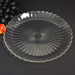 Тарелка стеклянная Магия мелкая 250мм ОСЗ 24с2397