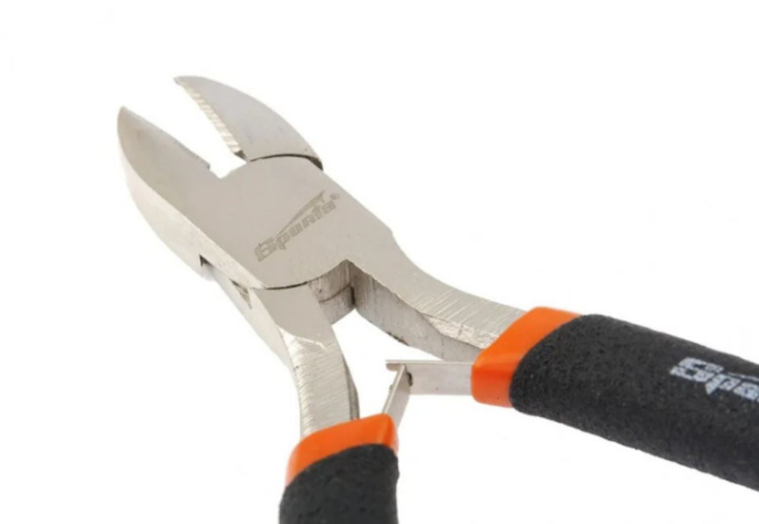 Бокорезы 130мм обрезиненные (двухкомпонентные) ручки, никелированные, Мини Sparta 17824