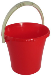 Ведро пластиковое  7л без крышки Либерти, цвета в ассортименте Martika С603