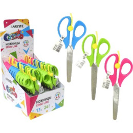 Ножницы 13 см Devente Cosmo Ergo Line, с линейкой, ассорти 8010802