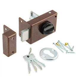 Замок накладной Омега ЗН-1, медь Омега 25440