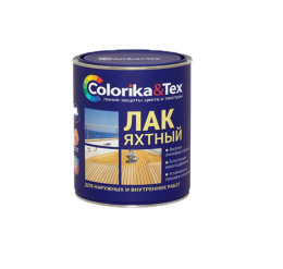 Лак ЯХТНЫЙ "Colorika&Tex" матовый 0,8л 151-08-284
