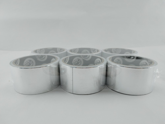 Скотч (клейкая лента) металлизированный 48мм х 10м Фрегат 15754