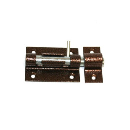 Засов круглый Делга, медь, универсальный Делга 2070