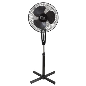 Вентилятор напольный, черный Oasis VF-50PB