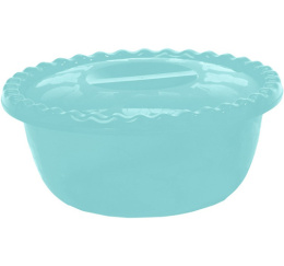 Миска пластиковая круглая с крышкой 3,0л, в ассортименте Idea М1316