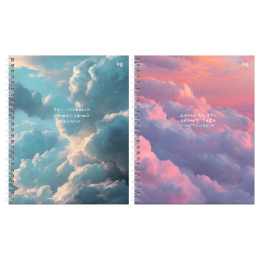 Тетрадь  80 листов BG Невесомость, твердая обложка, гребень ТТ5ГР80_ЛС 67193