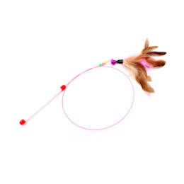 Игрушка дразнилка для кошки Палочка с перьями Tails Time ТТ54333