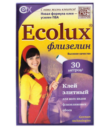 Клей обойный Ecolux флизелин 250г Ecolux