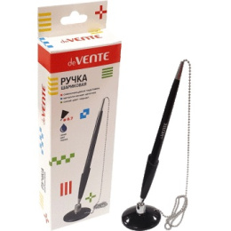 Ручка шариковая на подставке Devente, с металлической цепочкой 5072303