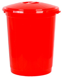 Бак  70л пластиковый пищевой с крышкой, цвет в ассортименте Ар-Пласт 01004