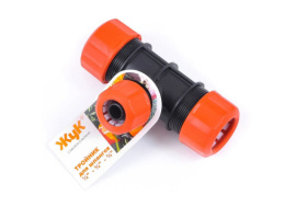 Тройник соединительный цанговый 3/4-3/4-1/2" Жук Цикл 4039-00