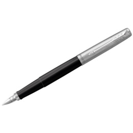 Ручка Parker перо Jotter Originals Black Chrome CT, синяя 0,8мм 2096894