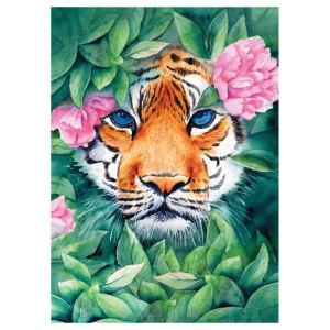 Пазлы 1000 элементов Акварельный тигр ПК1000_54680