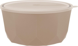 Салатник пластиковый Stockholm 1,7л с крышкой шоколадный мокко Plast Team PT171310015