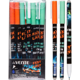 Ручка Пиши-Стирай гелевая Devente Fast or Last, синяя 0,5мм 5051520
