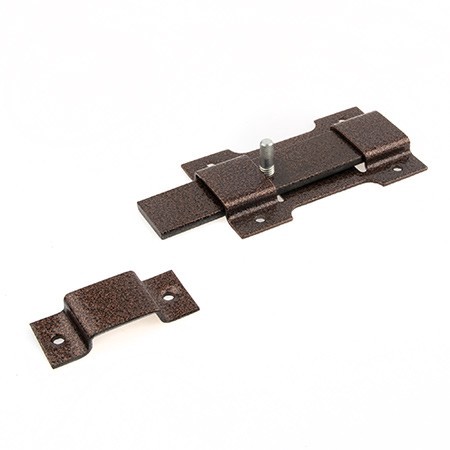 Засов накладной Делга, медь, дверной Делга 2079