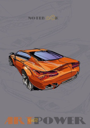 Блокнот А5  48 листов Блестки Авто, гребень С0712-69