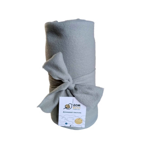 Плед 130х170см флис Серый ДомВелл 