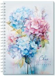 Книжка записная А5  60 листов Нежный букет, гребень С9855-02