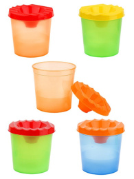 Стакан-непроливайка одно отделение, ассорти С-8993