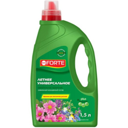 Жидкое удобрение универсальное 1,5л Летнее минеральное комплексное Bona Forte
