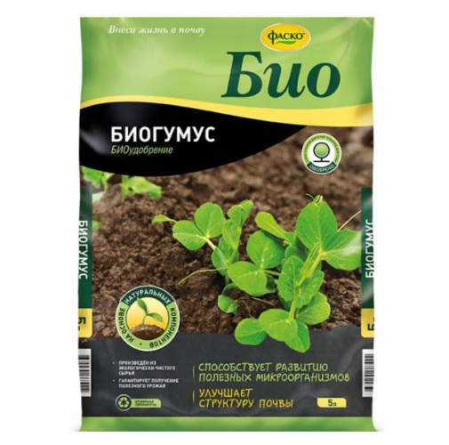 Удобрение Био Биогумус 5л органоминеральное Фаско