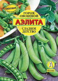 Горох Сладкое детство 25г фермерский пакет Аэлита