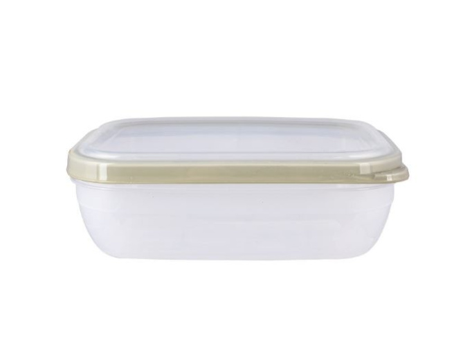 Контейнер для СВЧ пластиковый 1,2л прямоугольный Премиум Полимербыт С562