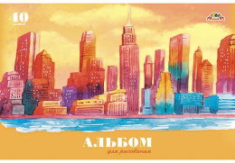Альбом для рисования 40 листов Город С1184-45